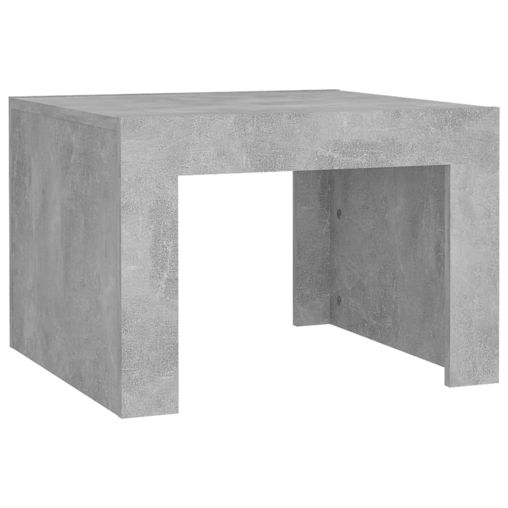 Coffee Table Concrete Grey 50x50x35 cm Engineered Wood