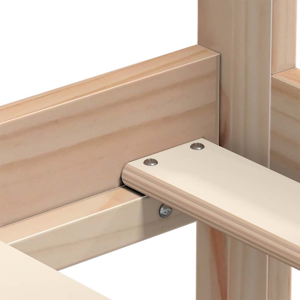 Solid Pine Wood Day Bed Frame 90x200cm - Mattress Not Included