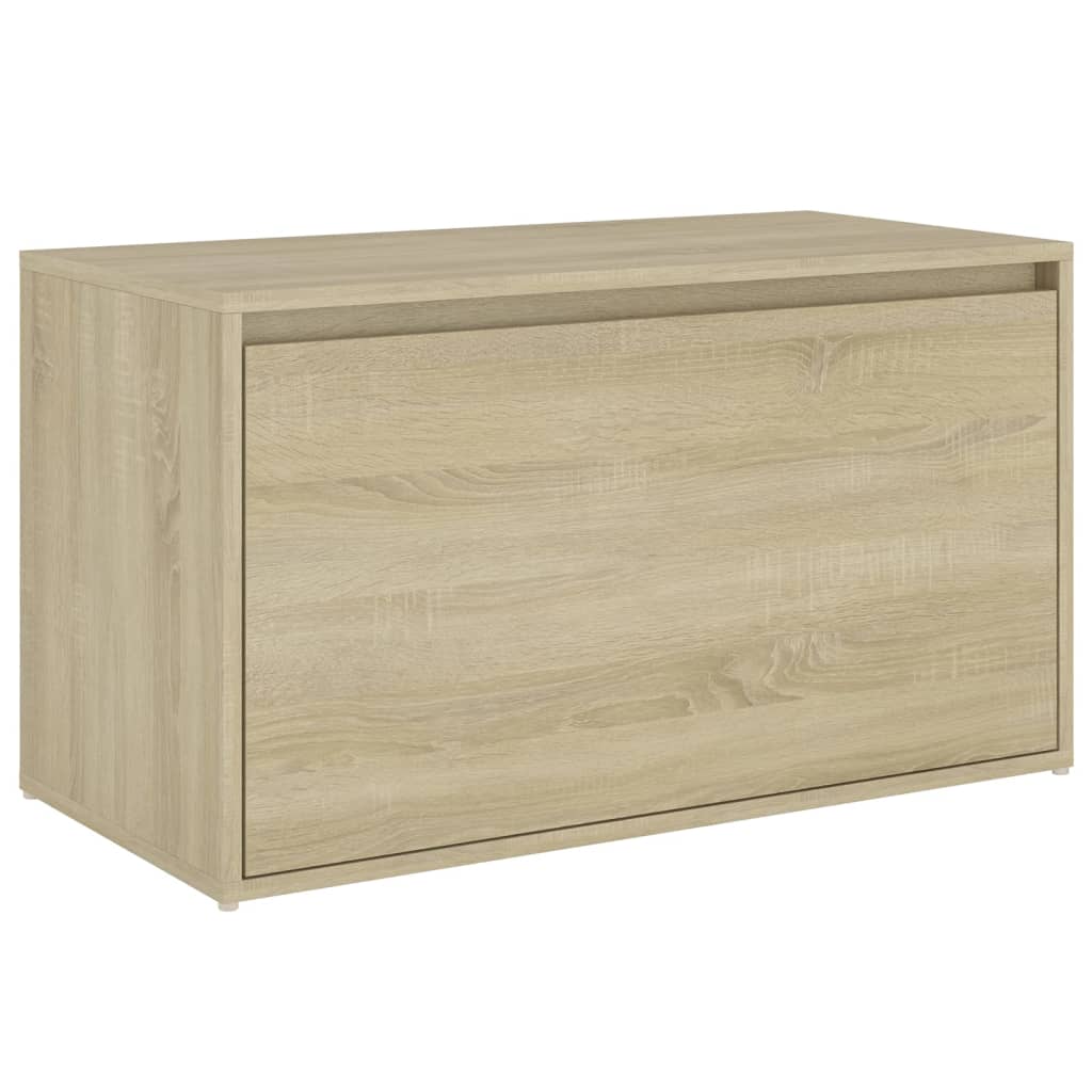 Elegant Sonoma Oak Hall Bench - 80x40x45 cm, Engineered Wood