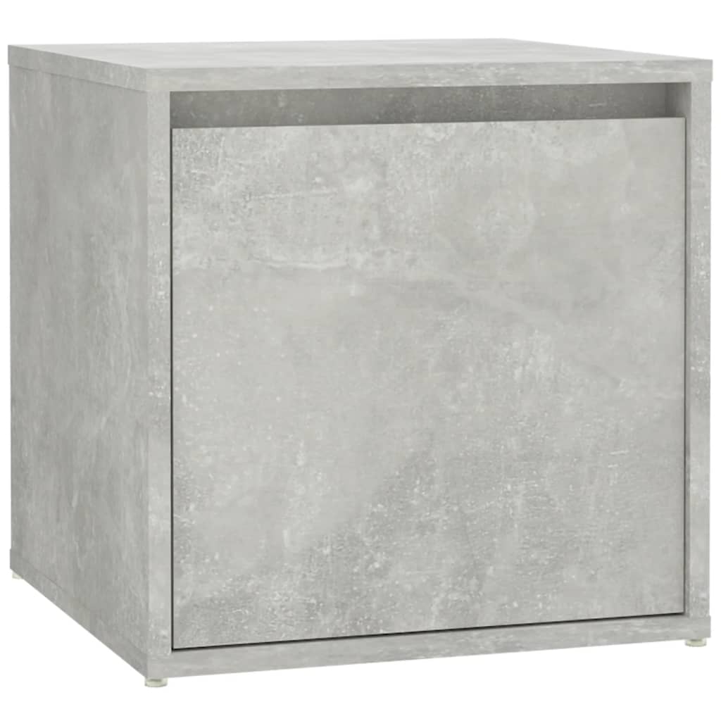 Concrete Grey Engineered Wood Hallway Furniture Set