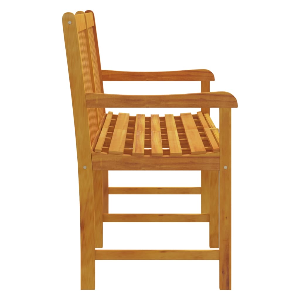 Solid Acacia Wood Garden Bench, 150 cm - Elegant Outdoor Seating