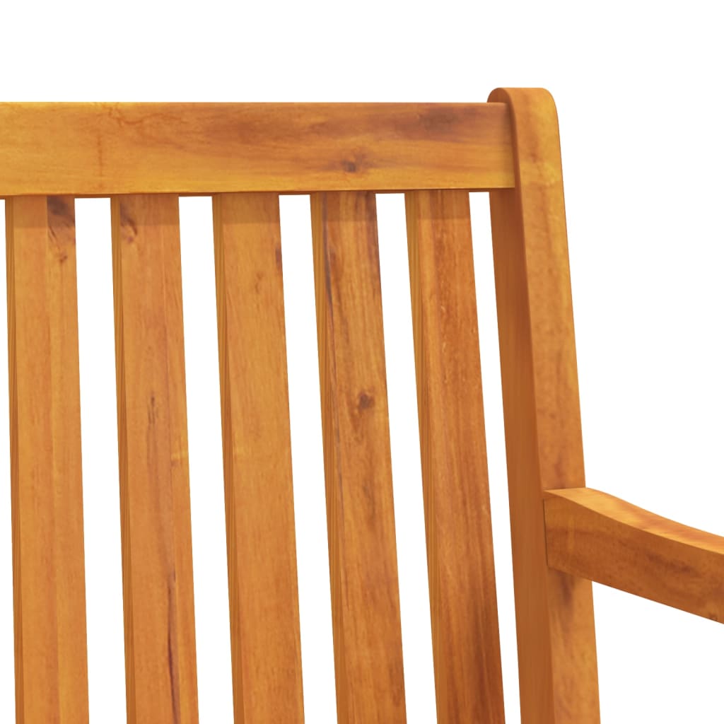 Solid Acacia Wood Garden Bench, 150 cm - Elegant Outdoor Seating
