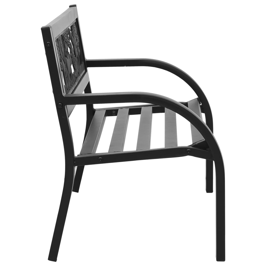 Durable Steel Children's Garden Bench - 86 cm, Weather-Resistant