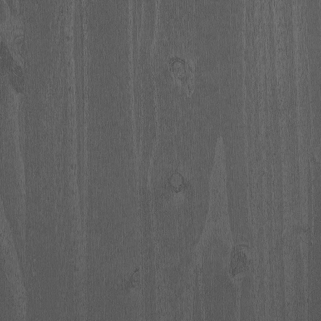 Solid Wood Pine Desk HAMAR, Light Grey, 110x40x75 cm