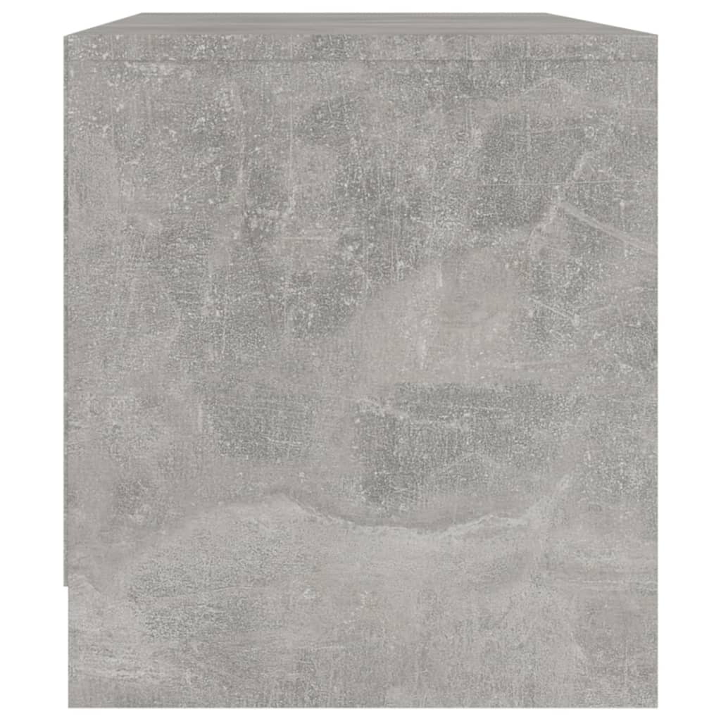 TV Cabinet Concrete Grey 90x35x40 cm Engineered Wood
