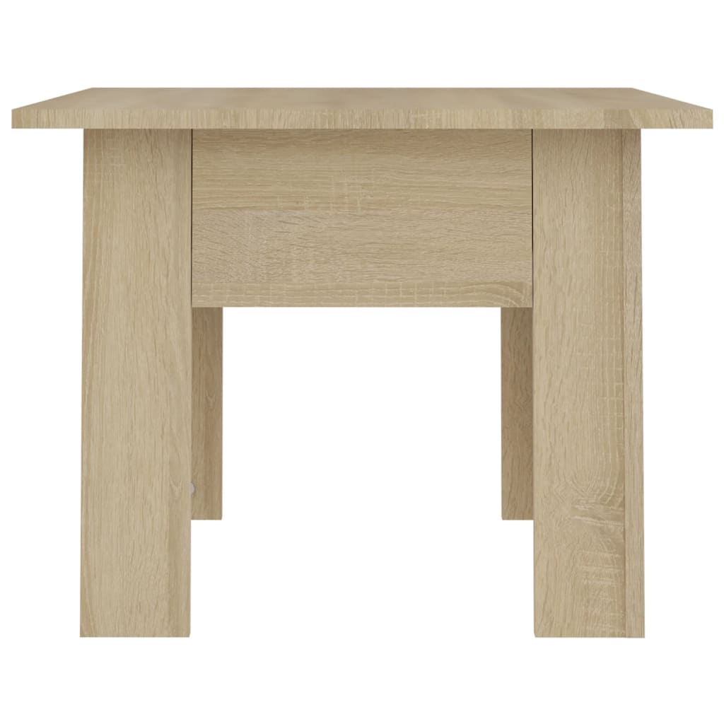 Coffee Table Sonoma Oak 55x55x42 cm Engineered Wood