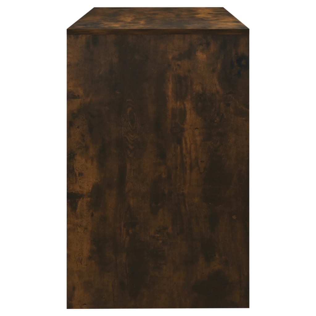 Smoked Oak Desk - 101x50x76.5 cm, Engineered Wood
