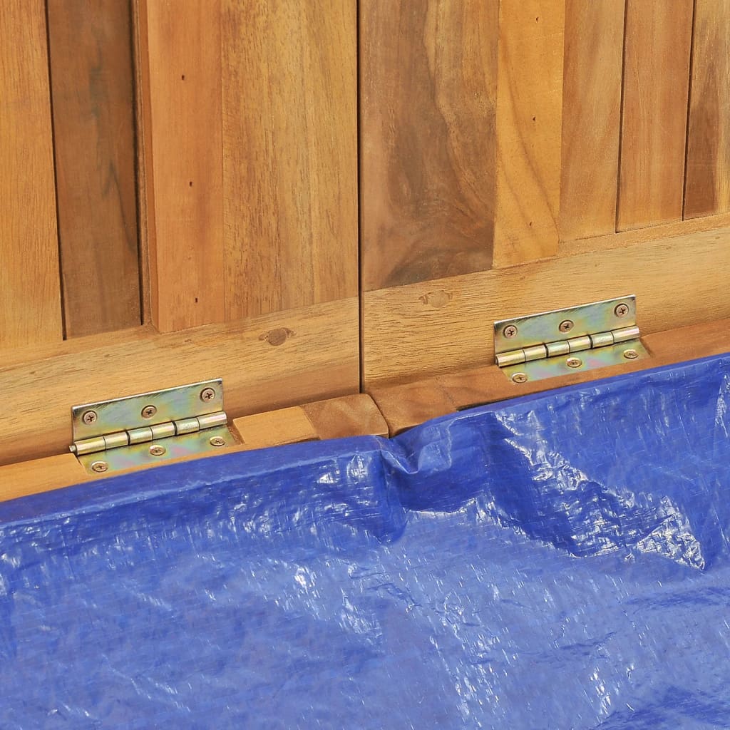 Solid Teak Garden Box 175x50x55 cm - Durable & Stylish Planter