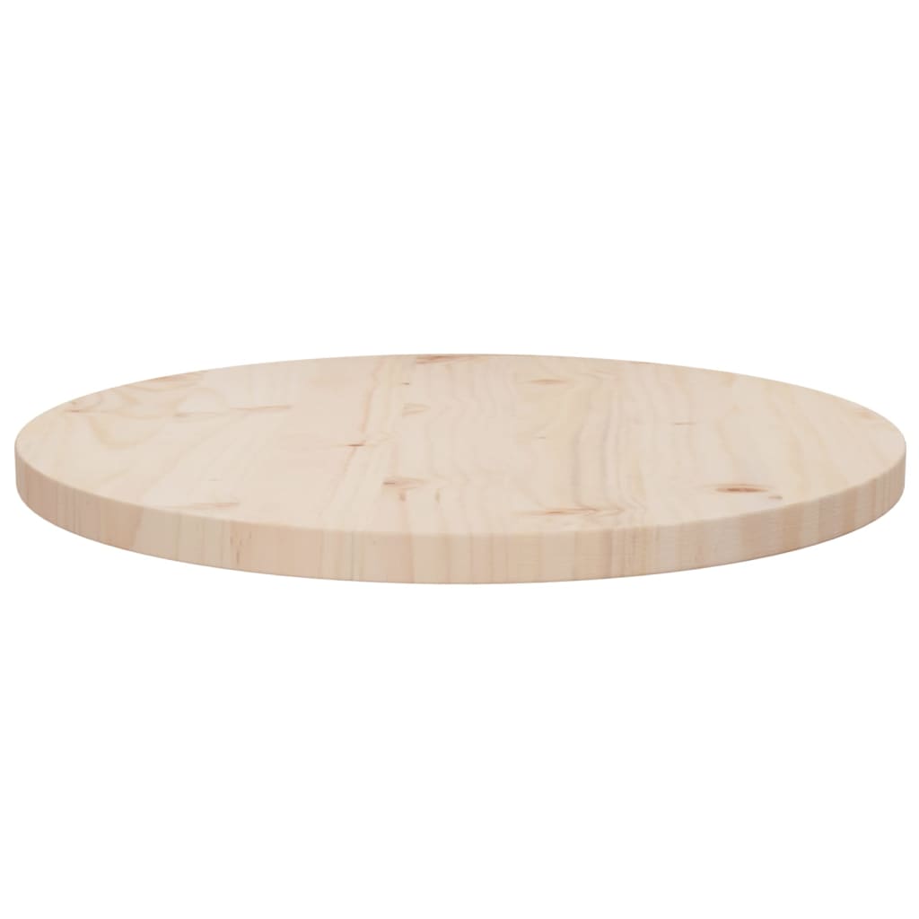 Solid Pine Table Top Ø50x2.5 cm - Durable & Stylish Finish