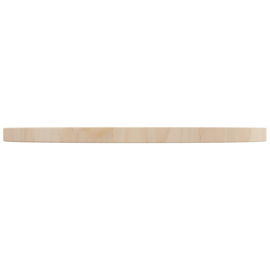 Solid Pine Table Top Ø50x2.5 cm - Durable & Stylish Finish