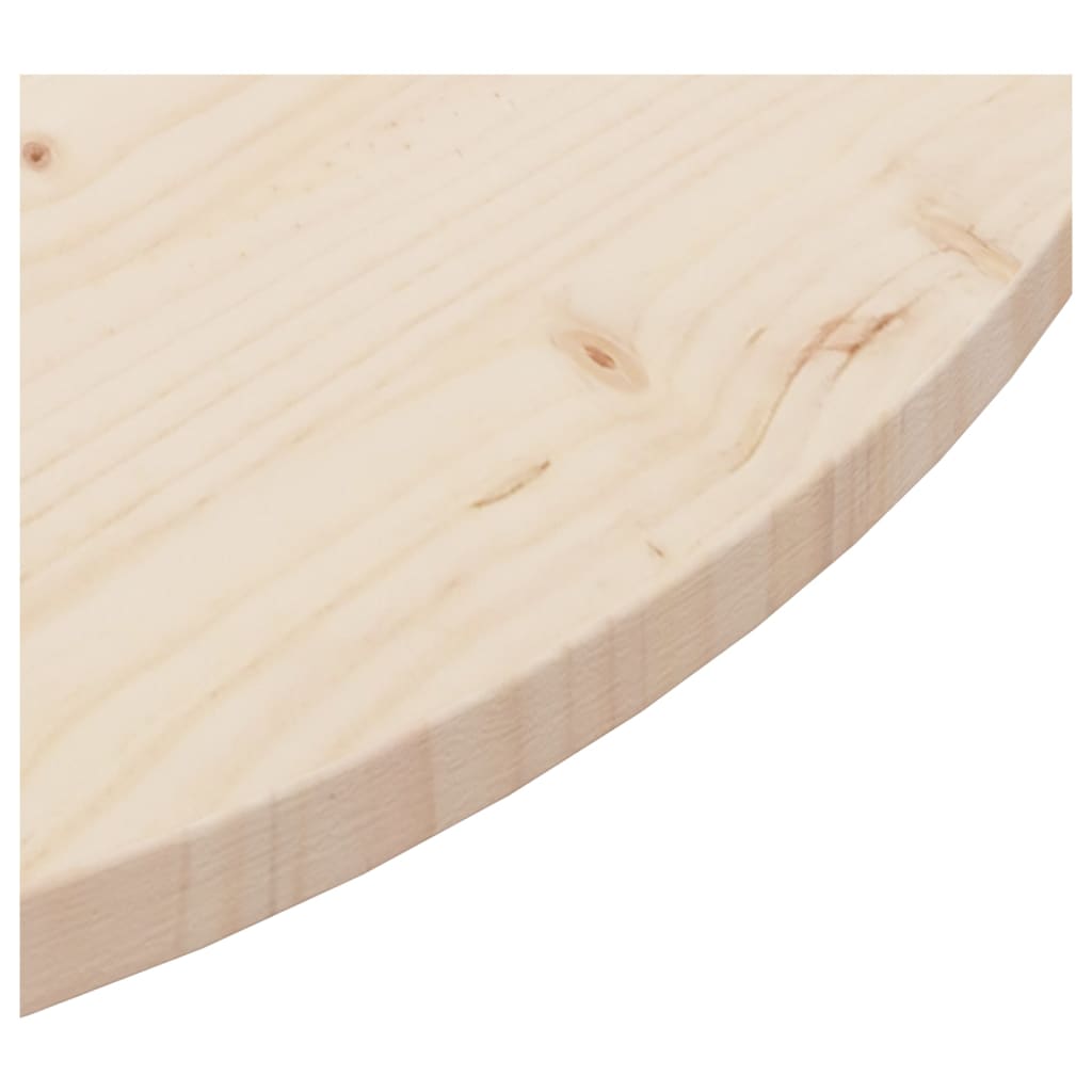Solid Pine Table Top Ø90x2.5 cm - Durable & Stylish Finish