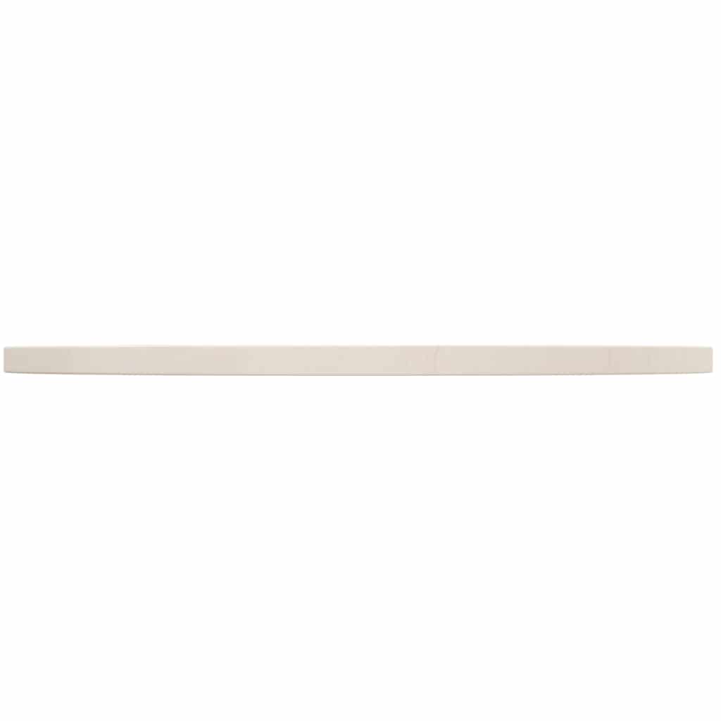 Solid Wood Pine Table Top White Ø70x2.5 cm Durable Finish