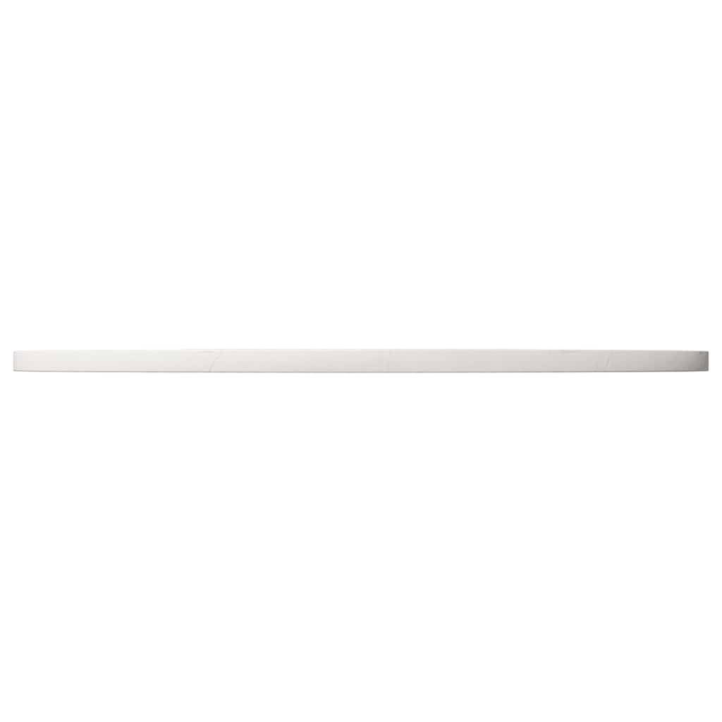 Round Solid Pine Table Top, White Ø90x2.5 cm