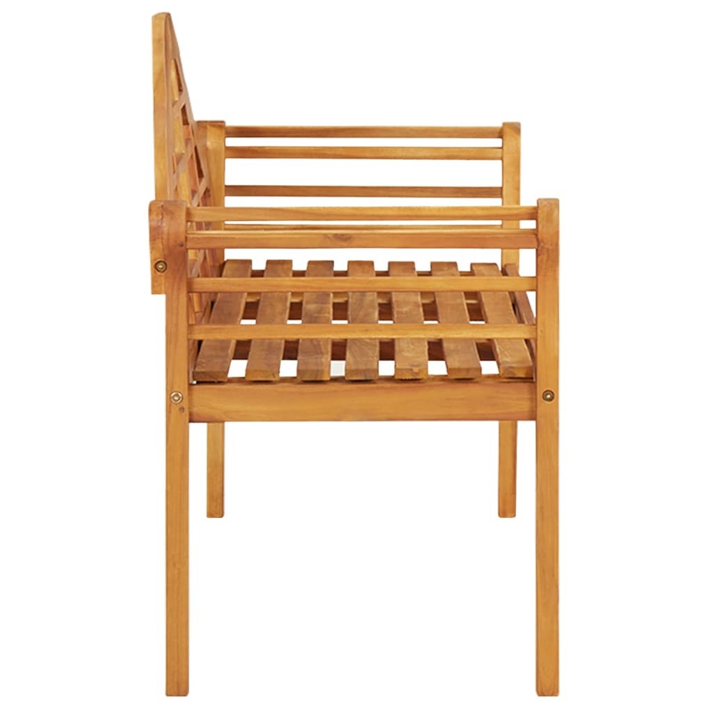 Acacia Wood Garden Bench 125 cm - Durable Outdoor Seating