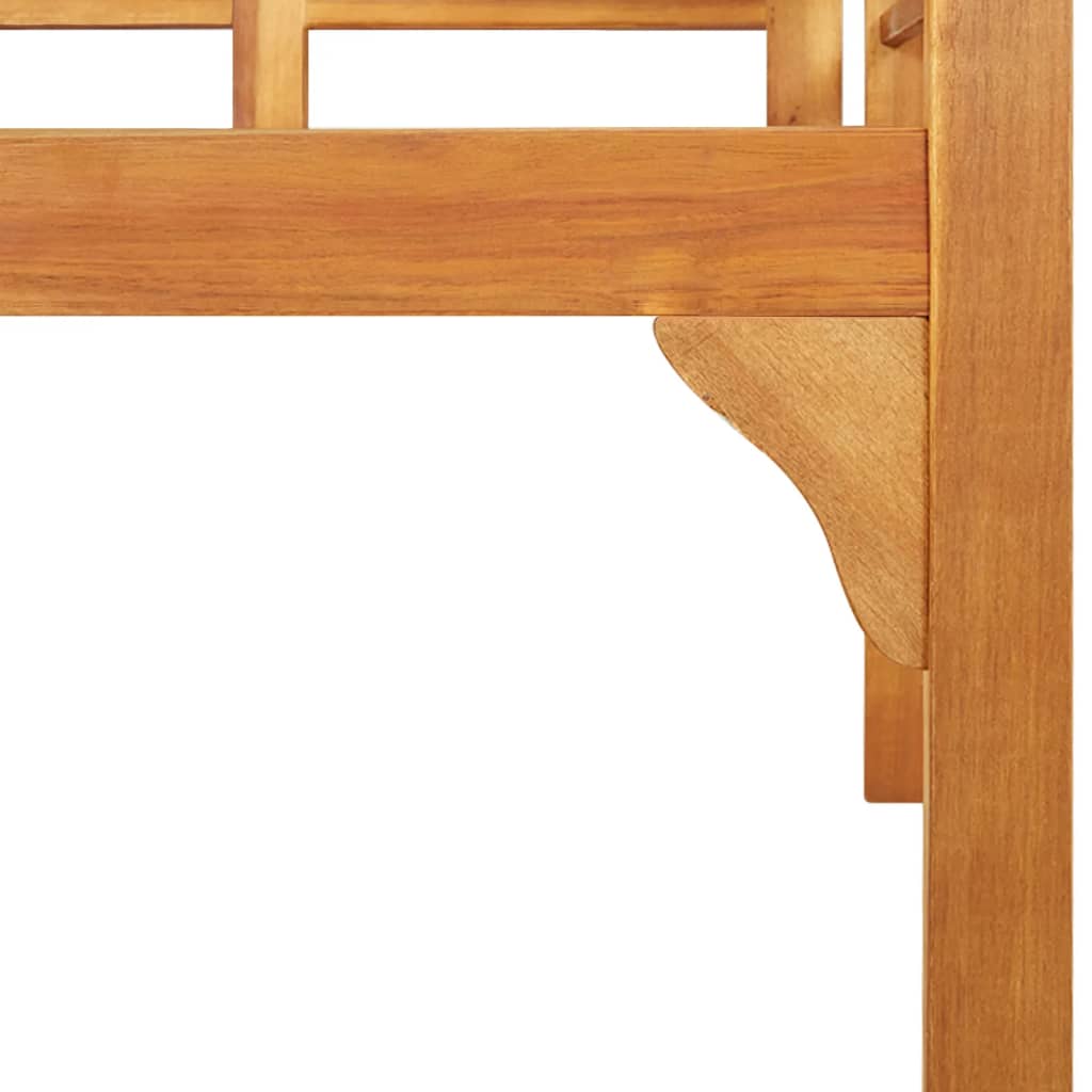 Acacia Wood Garden Bench 125 cm - Durable Outdoor Seating