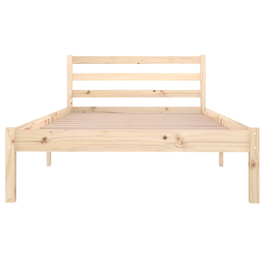 Solid Pine Wood Bed Frame 100x200cm | Mattress Not Included