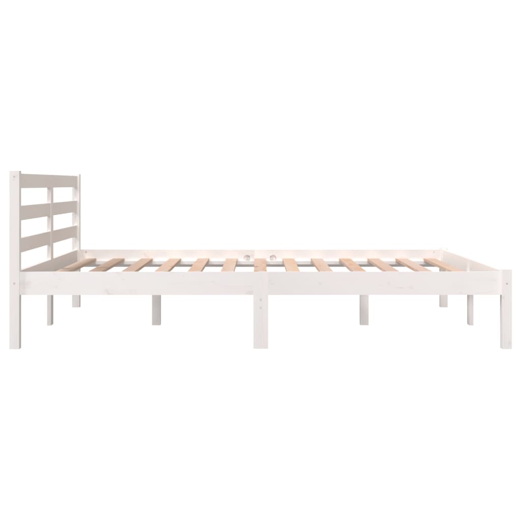 White King Size Bed Frame 150x200cm - Stylish & Durable Design