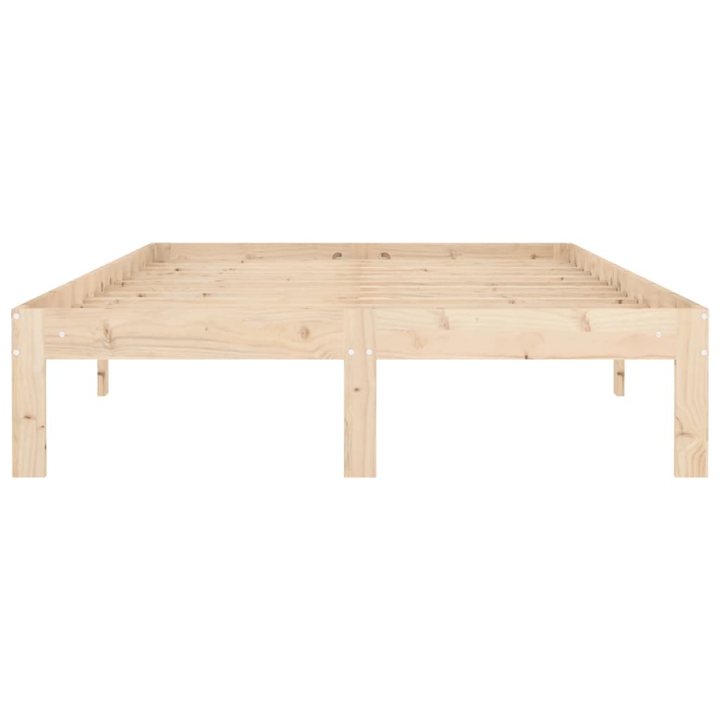 Solid Pine Wood Bed Frame 120x200cm - No Mattress Included