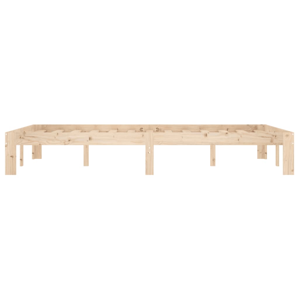 Solid Pine Wood Bed Frame 120x200cm - No Mattress Included