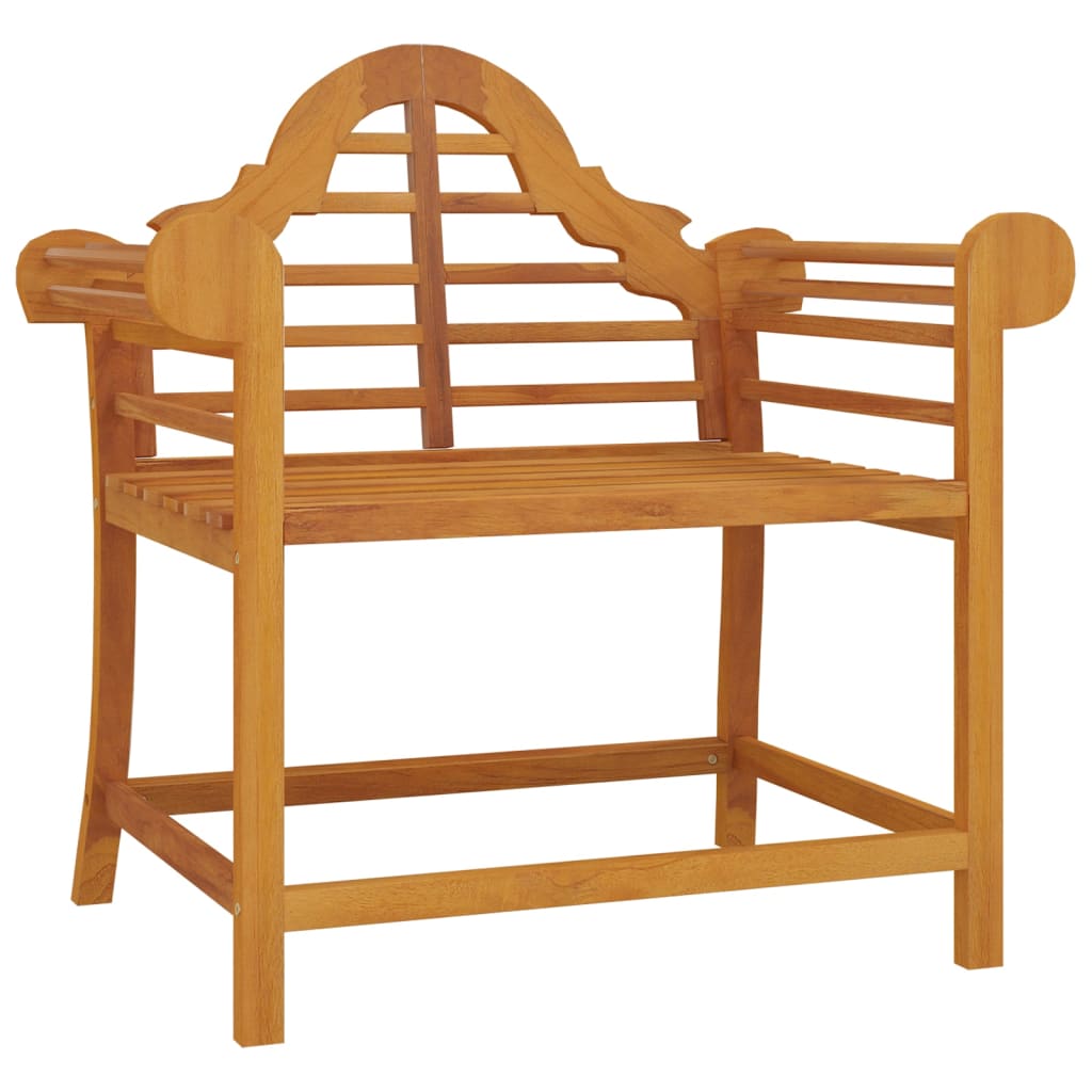 Solid Wood Teak Garden Chairs Set - 2 Pieces, 91x62x94 cm