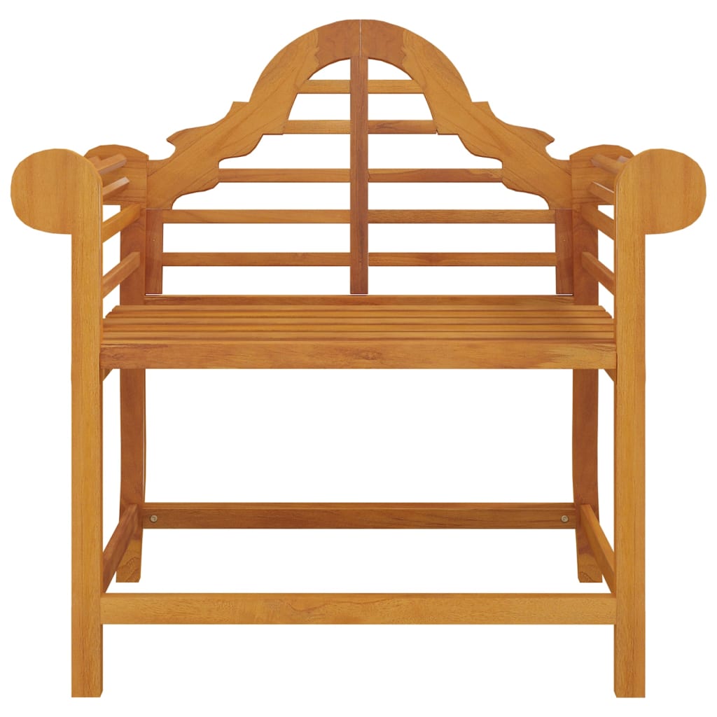 Solid Wood Teak Garden Chairs Set - 2 Pieces, 91x62x94 cm