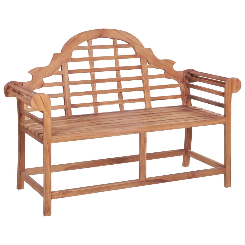 Solid Teak Garden Bench 127x58.5x92.5 cm - Durable Outdoor Seating