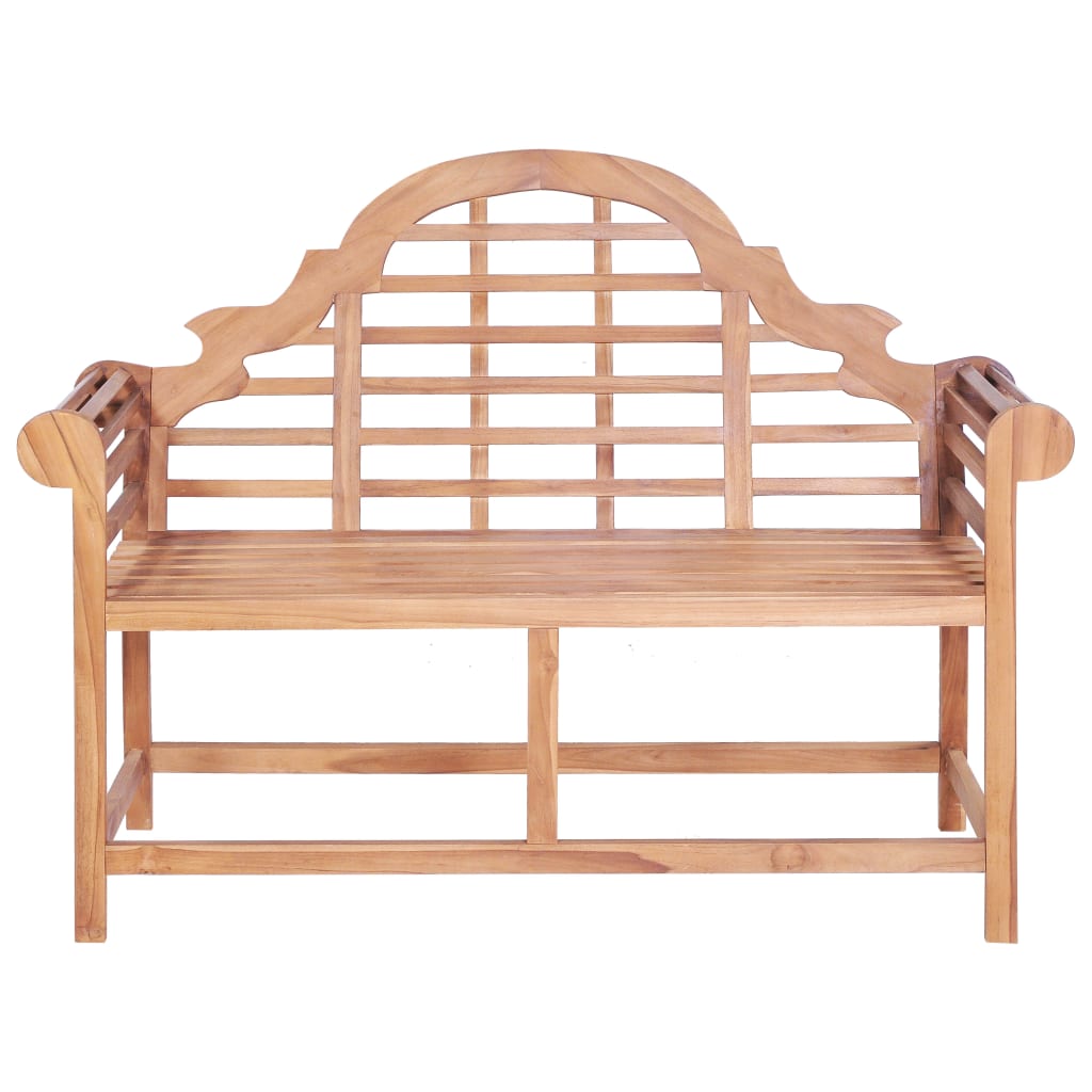 Solid Teak Garden Bench 127x58.5x92.5 cm - Durable Outdoor Seating