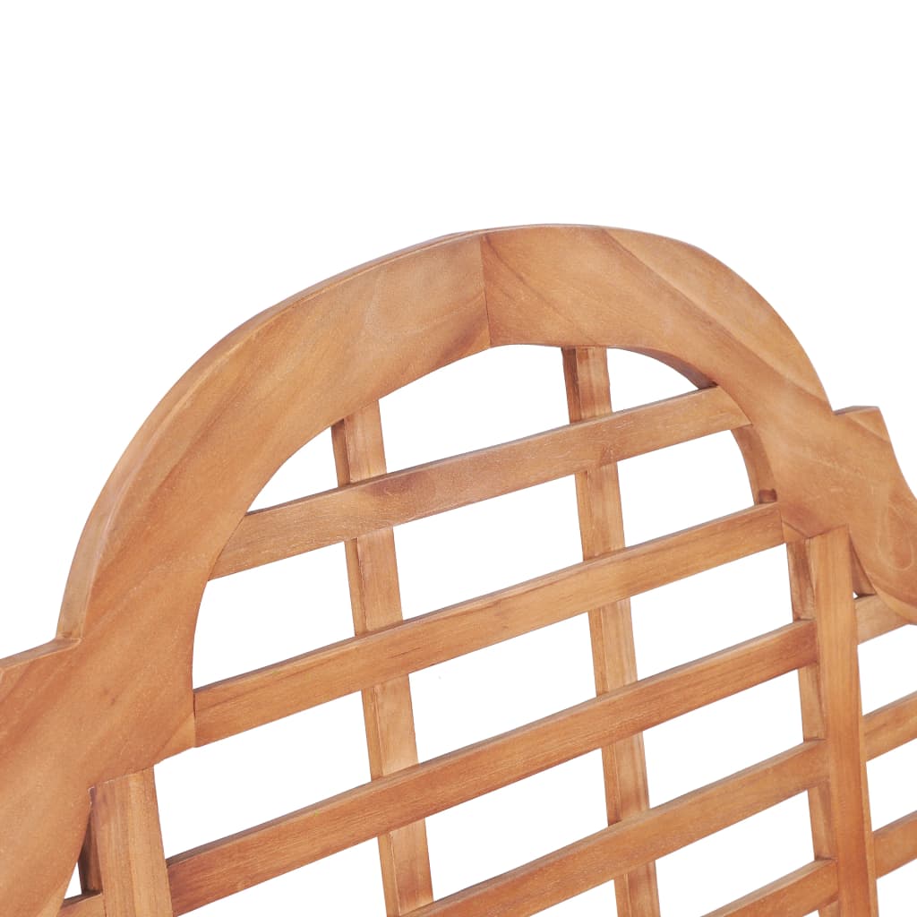 Solid Teak Garden Bench 127x58.5x92.5 cm - Durable Outdoor Seating