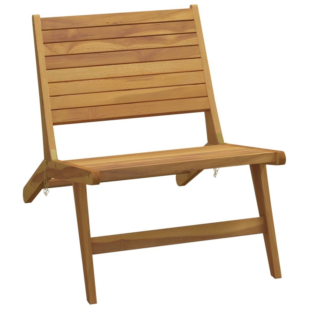 Teak Solid Wood Garden Chair - Durable Outdoor Seating