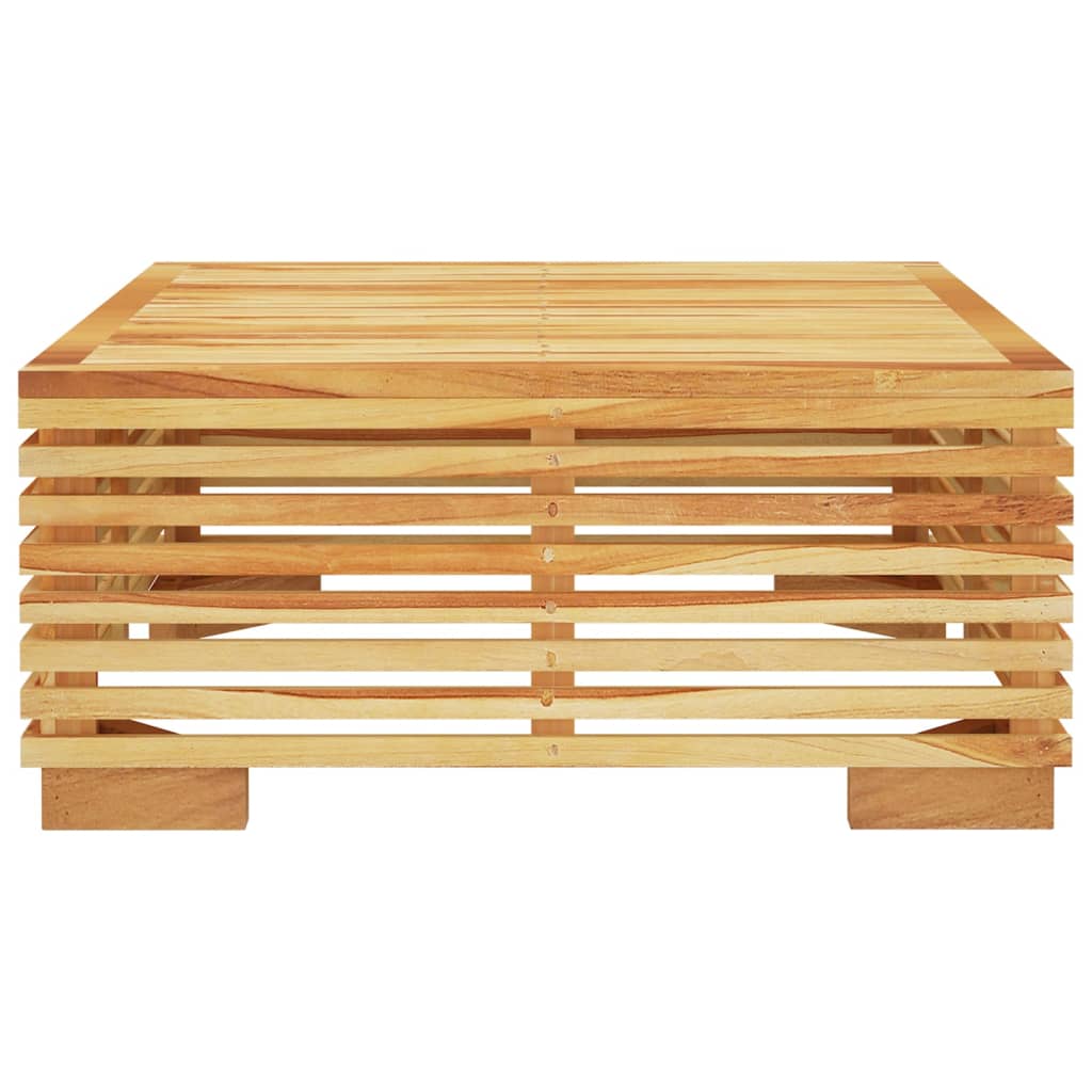 Teak Wood Garden Coffee Table – 69.5x69.5x31 cm Outdoor Charm
