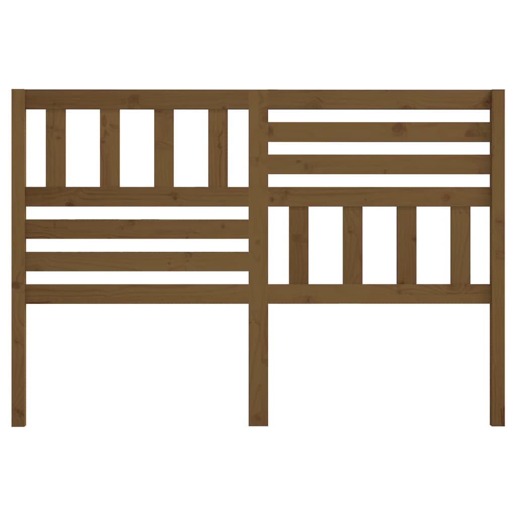 Bed Headboard Honey Brown 156x4x100 cm Solid Wood Pine