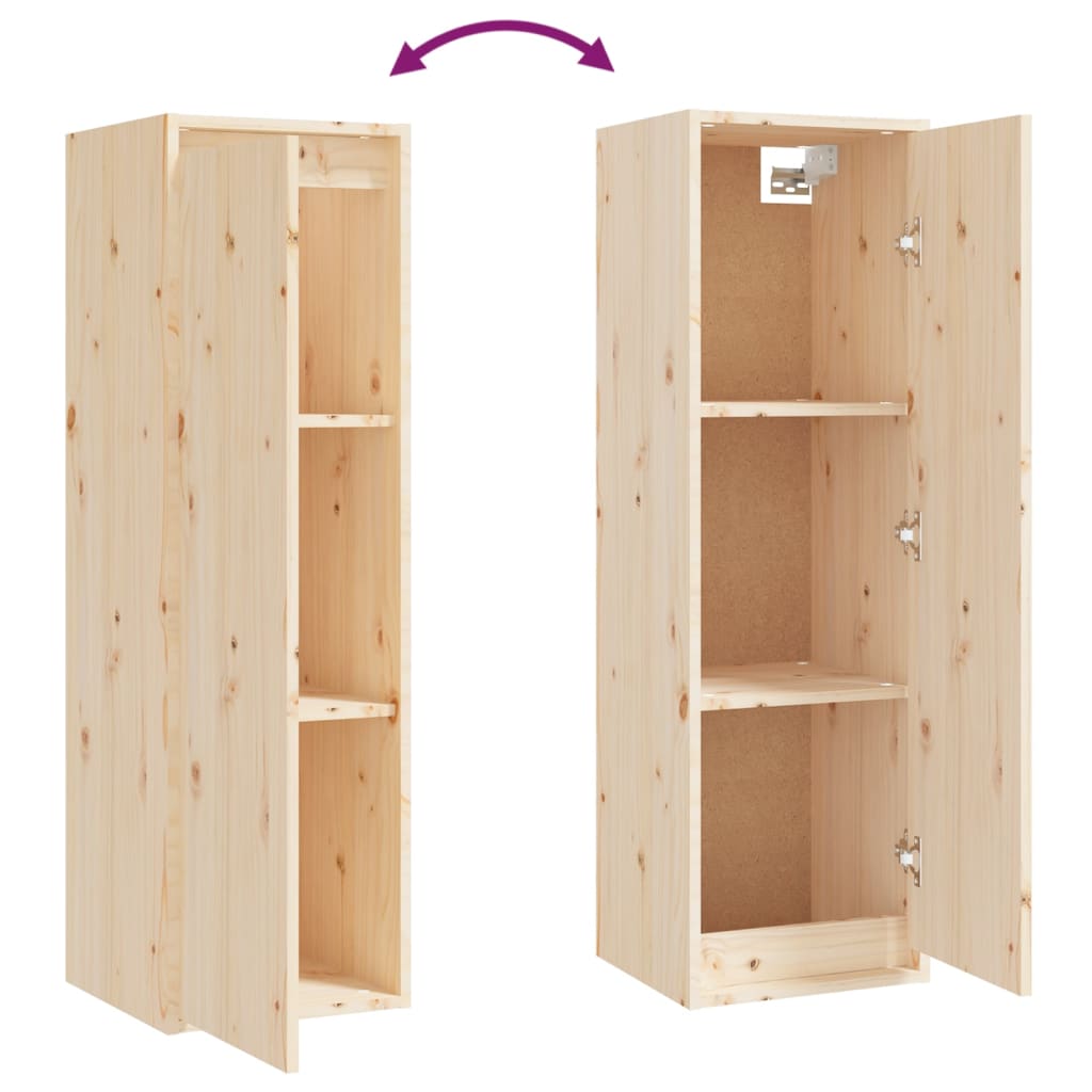 TV Cabinets 5 pcs Solid Wood Pine