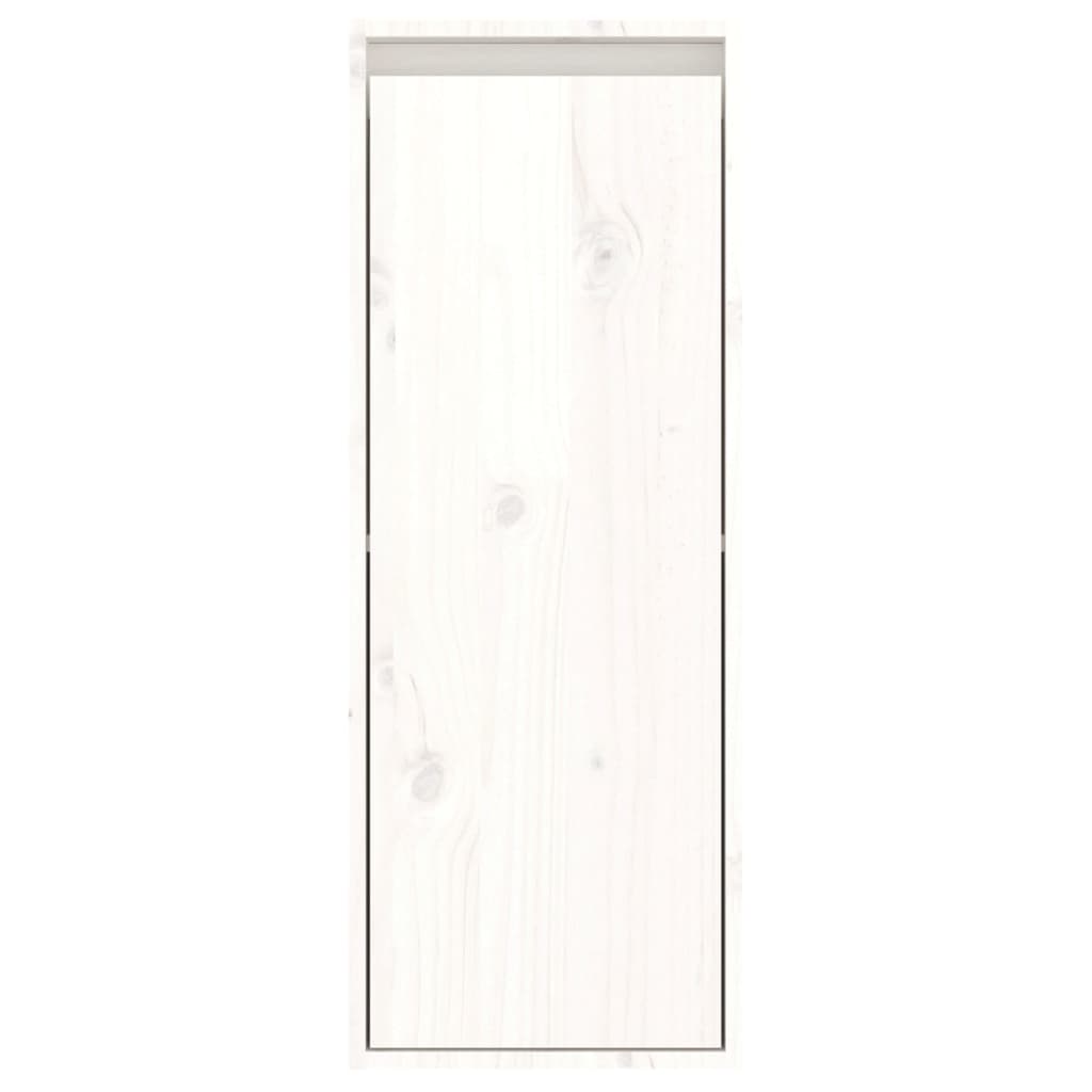TV Cabinets 4 pcs White Solid Wood Pine