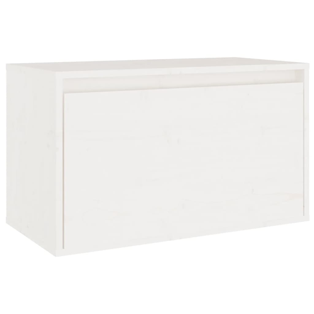 TV Cabinets 6 pcs White Solid Wood Pine