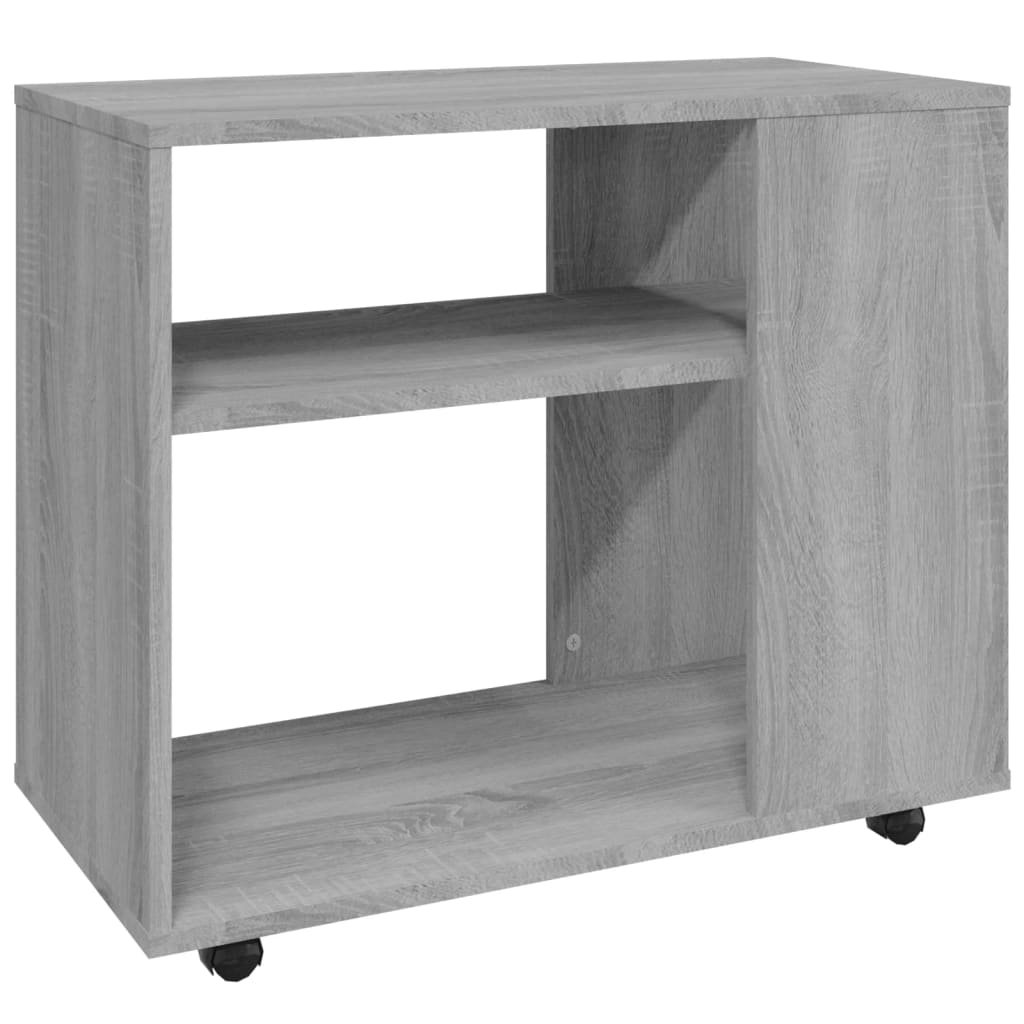 Grey Sonoma Engineered Wood Side Table, 70x35x55 cm