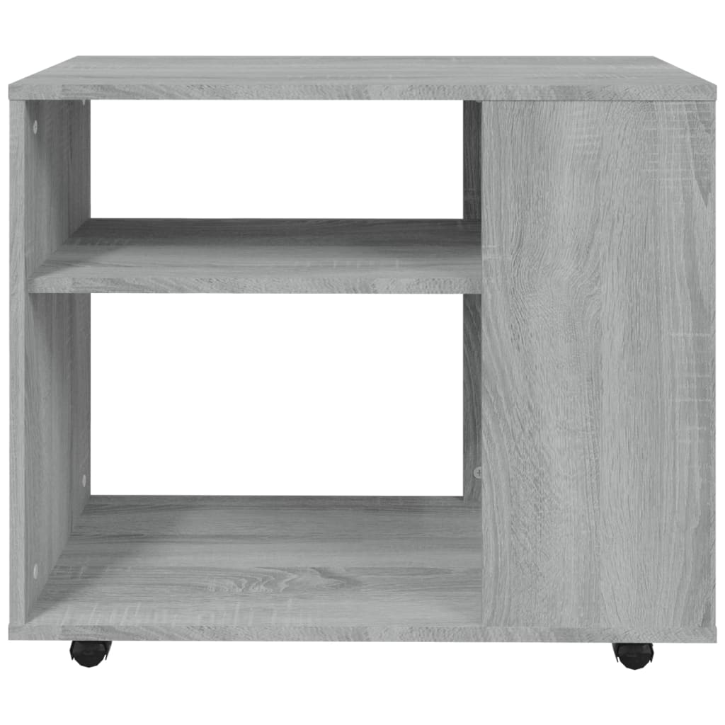 Grey Sonoma Engineered Wood Side Table, 70x35x55 cm