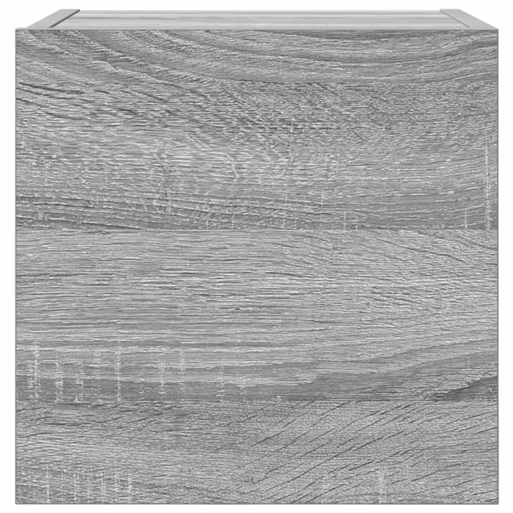 Wall Mounted TV Cabinet Grey Sonoma 30.5x30x30 cm