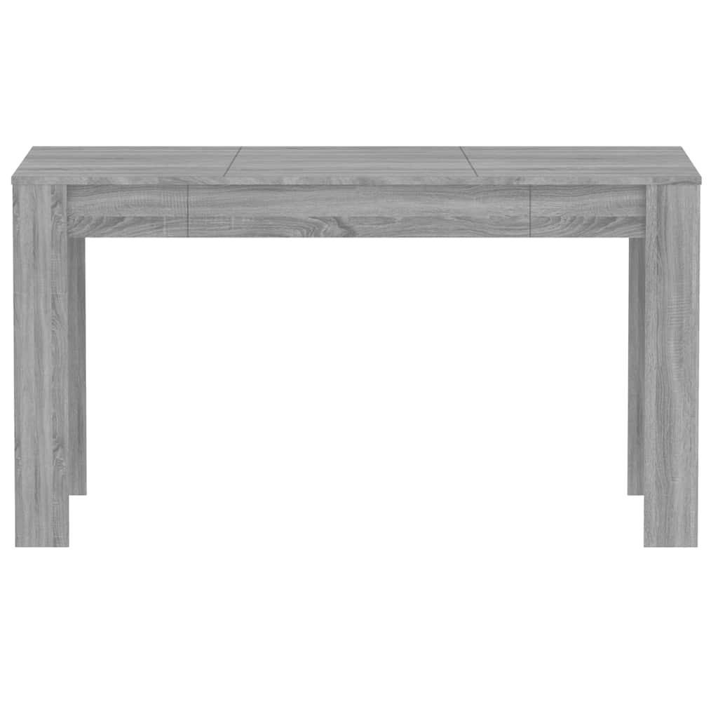 Stylish Grey Sonoma Dining Table 140x74.5x76 cm - Engineered Wood