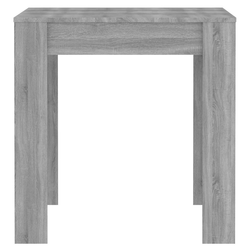 Stylish Grey Sonoma Dining Table 140x74.5x76 cm - Engineered Wood
