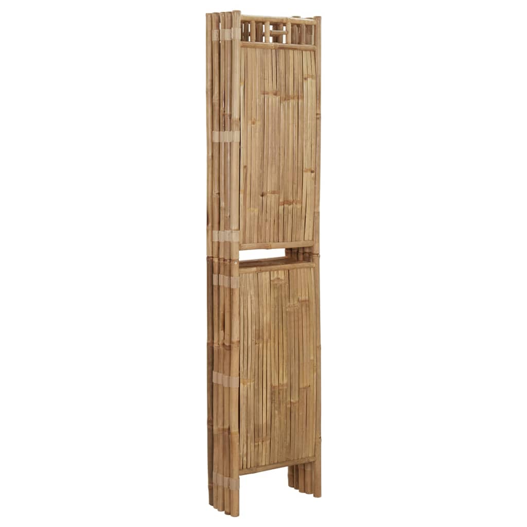 Bamboo 5-Panel Room Divider, Natural 200x180 cm Privacy Screen