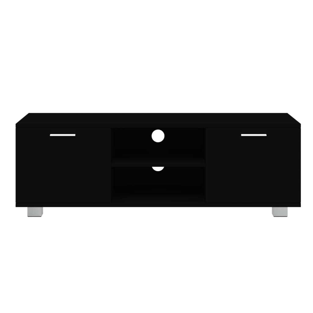 TV Cabinet Black 120x40.5x35 cm Engineered Wood