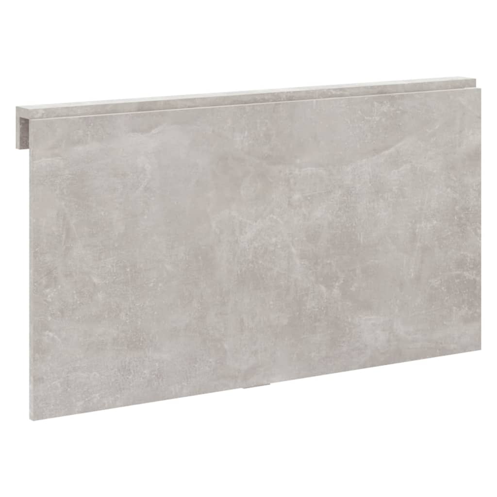 Concrete Grey Folding Wall Table 100x60x56 cm - Engineered Wood