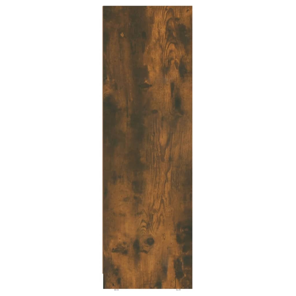 Smoked Oak Bathroom Cabinet - 30x30x95 cm Engineered Wood