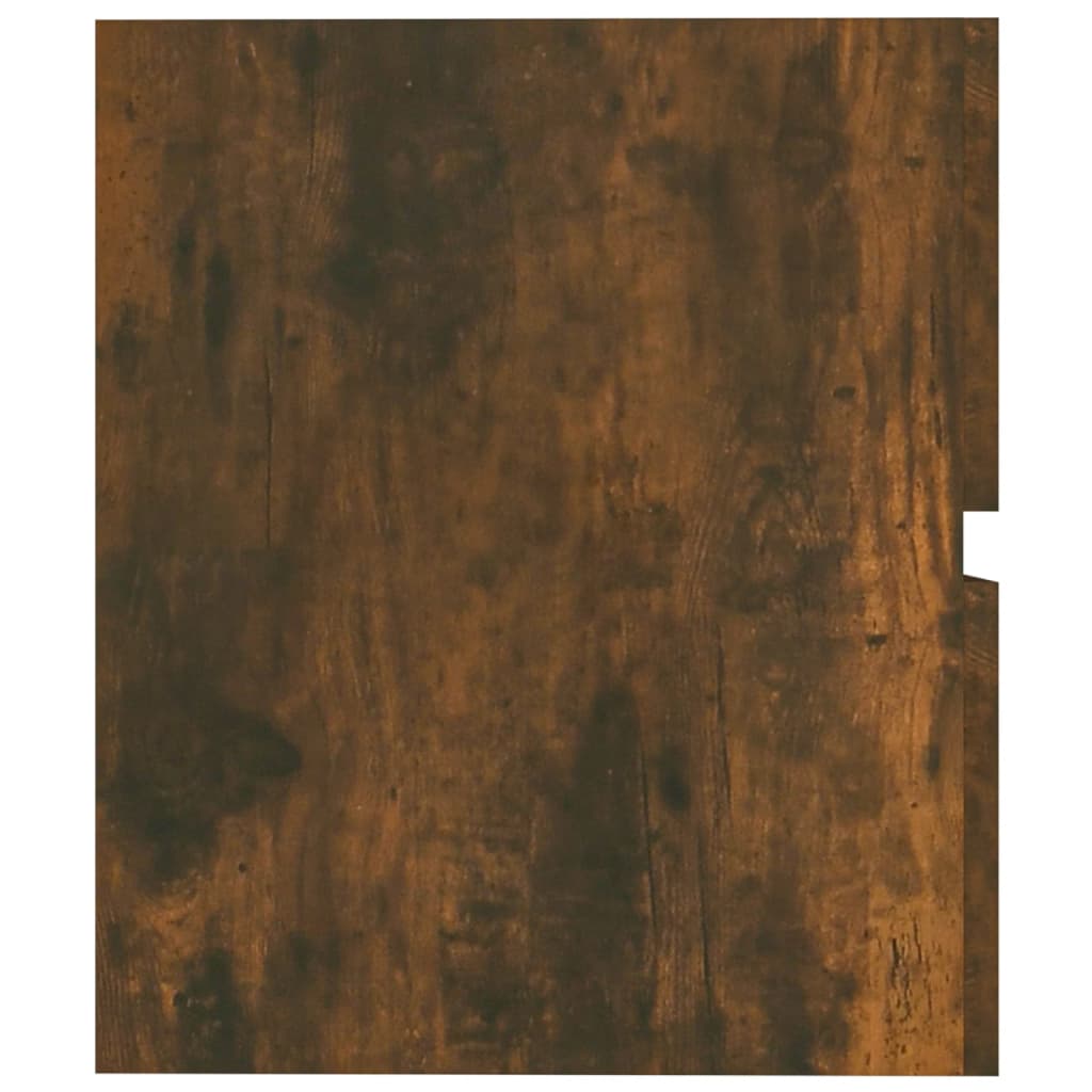 Smoked Oak Engineered Wood Sink Cabinet 41x38.5x45 cm
