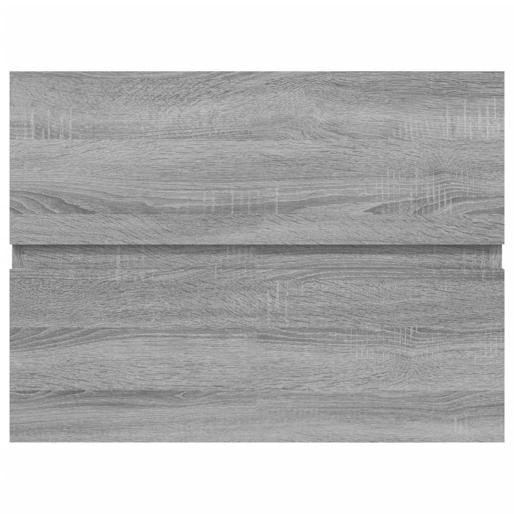 Grey Sonoma Engineered Wood Sink Cabinet - 60x38.5x45 cm