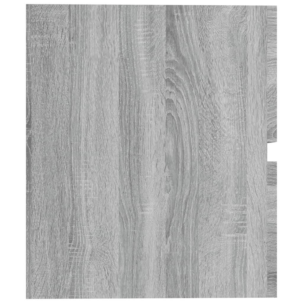 Grey Sonoma Engineered Wood Sink Cabinet - 60x38.5x45 cm