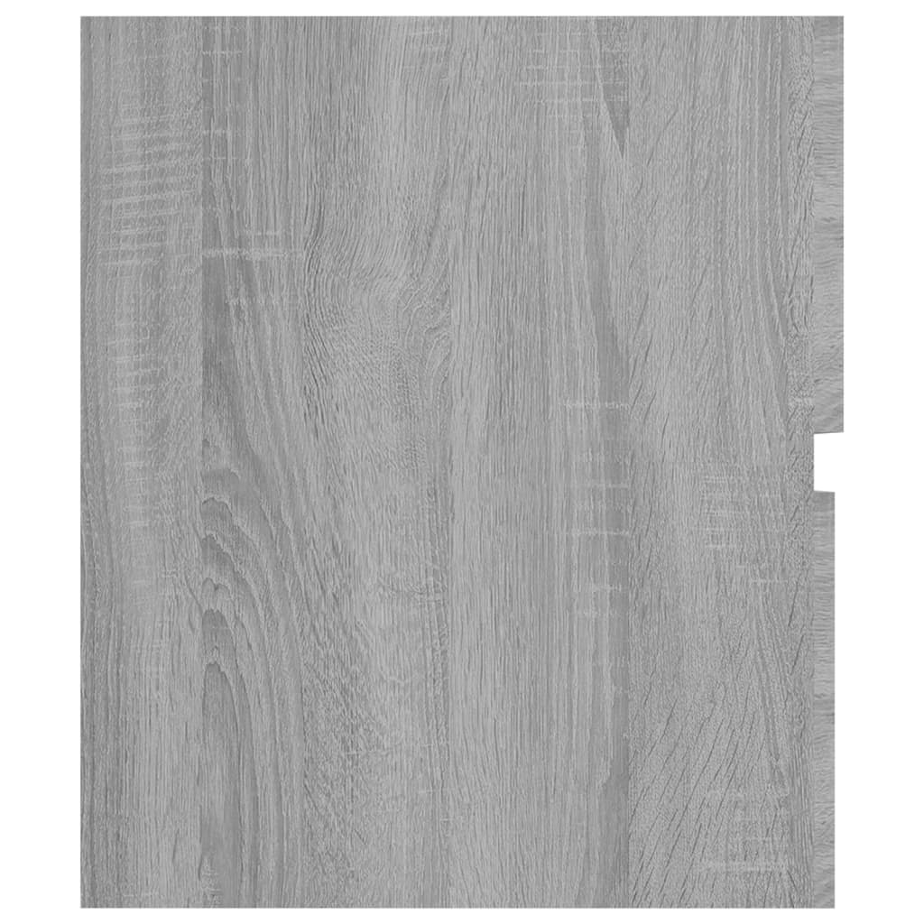 Grey Sonoma Engineered Wood Sink Cabinet, 80x38.5x45 cm