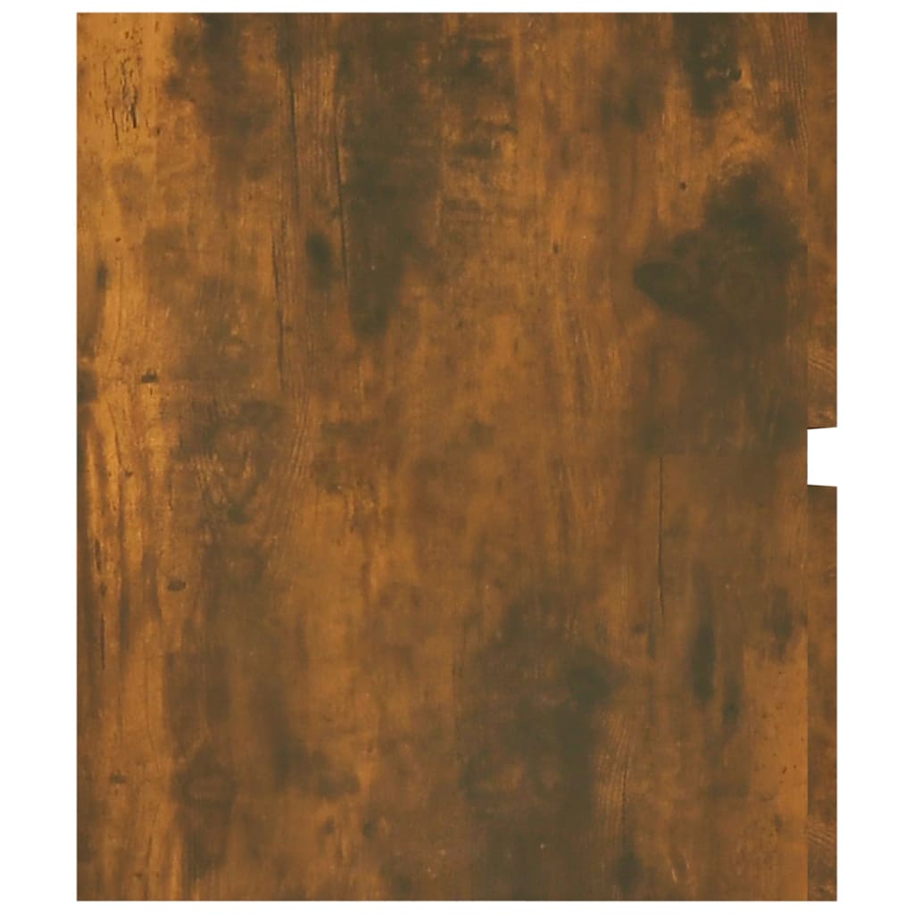 Smoked Oak Engineered Wood Sink Cabinet 100x38.5x45 cm