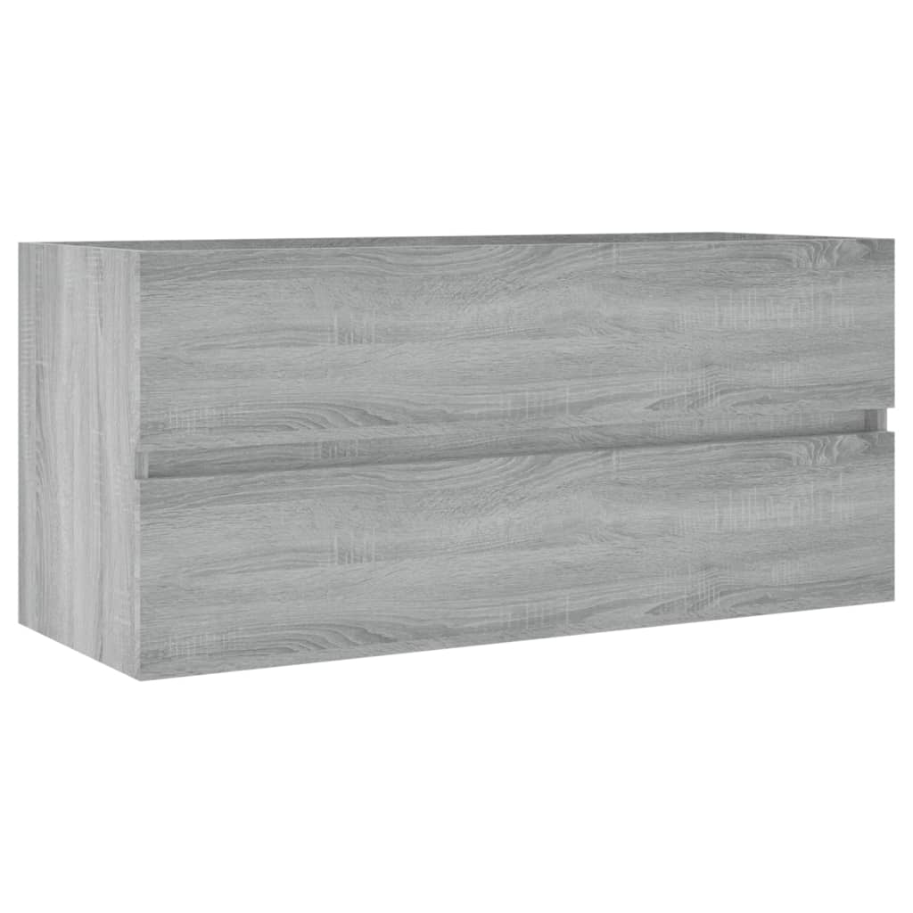 Sonoma Grey Sink Cabinet 100x38.5x45 cm Engineered Wood