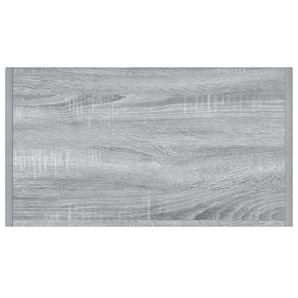 Grey Sonoma Bathroom Cabinet - 60x33x80 cm Engineered Wood